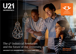 The 4Th Industrial Revolution and the Future of the University