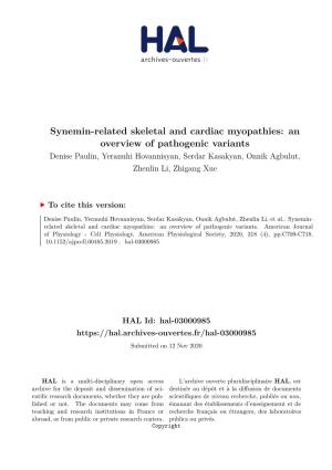Synemin-Related Skeletal and Cardiac Myopathies
