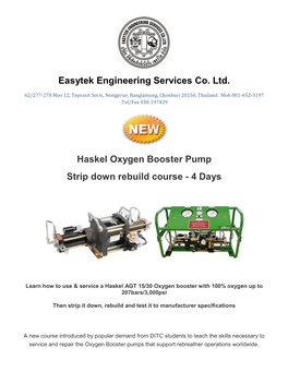Easytek Engineering Services Co. Ltd. Haskel