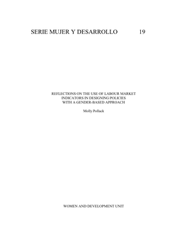 Reflections on the Use of Labour Market Indicators in Designing Policies with a Gender-Based Approach