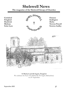 Shelswell News the Magazine of the Shelswell Group of Churches