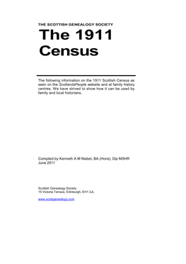 The 1911 Census