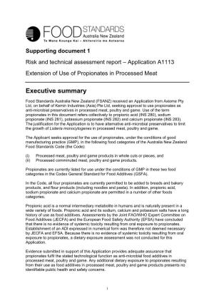 Supporting Document 1 – Risk and Technical Assessment ​(Pdf 927