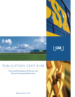 CSXT 8100 Publication