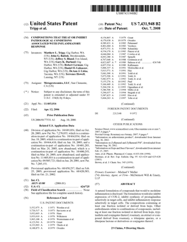 (12) United States Patent (10) Patent No.: US 7431,948 B2 Tripp Et Al