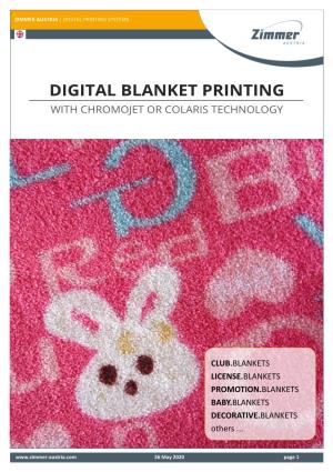Digital Blanket Printing