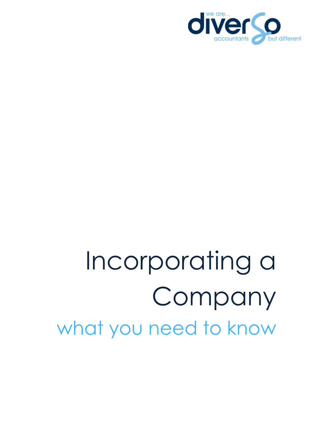 Incorporating a Company What You Need to Know