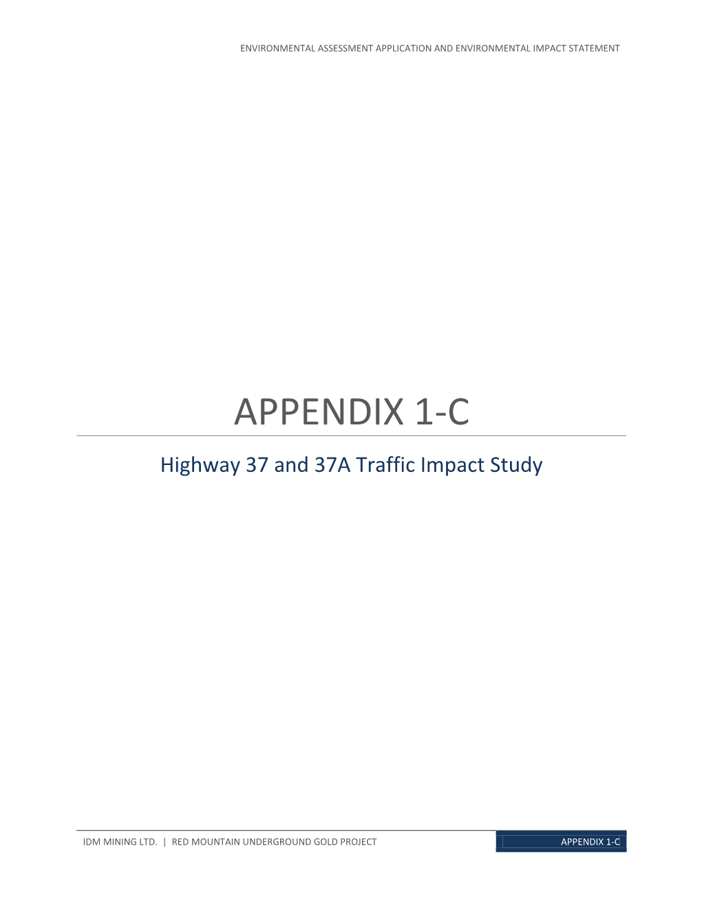 Appendix 1-C