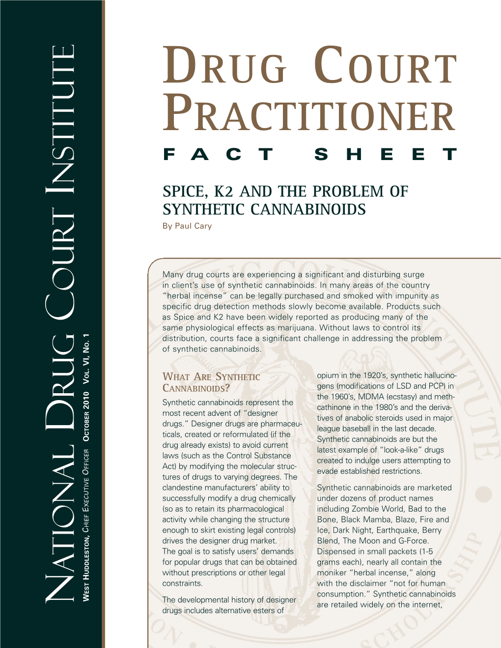 Drug Court Practitioner Fact Sheet