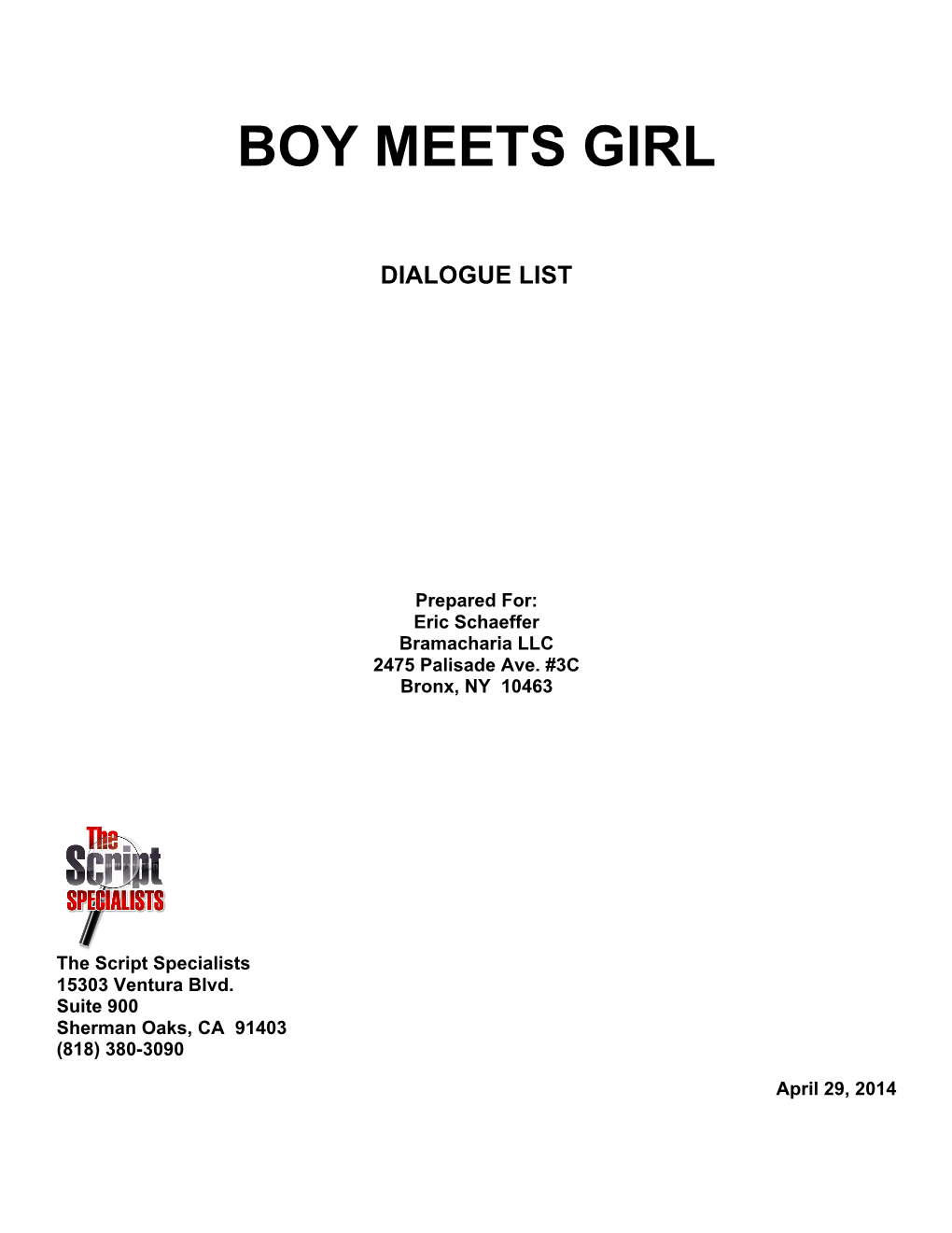 Boy Meets Girl