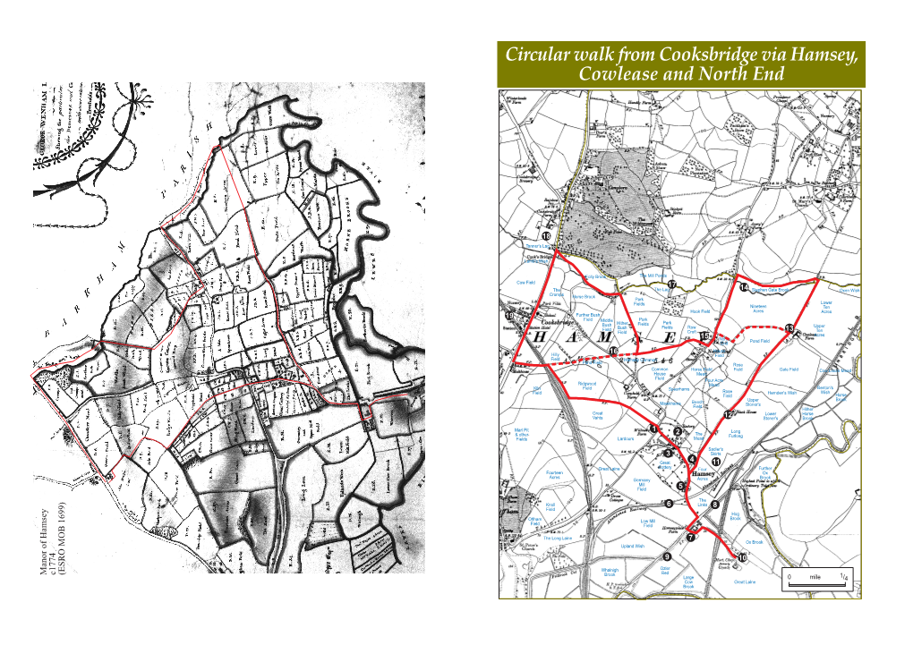 Circular Walk from Cooksbridge Via Hamsey, Cowlease and North End