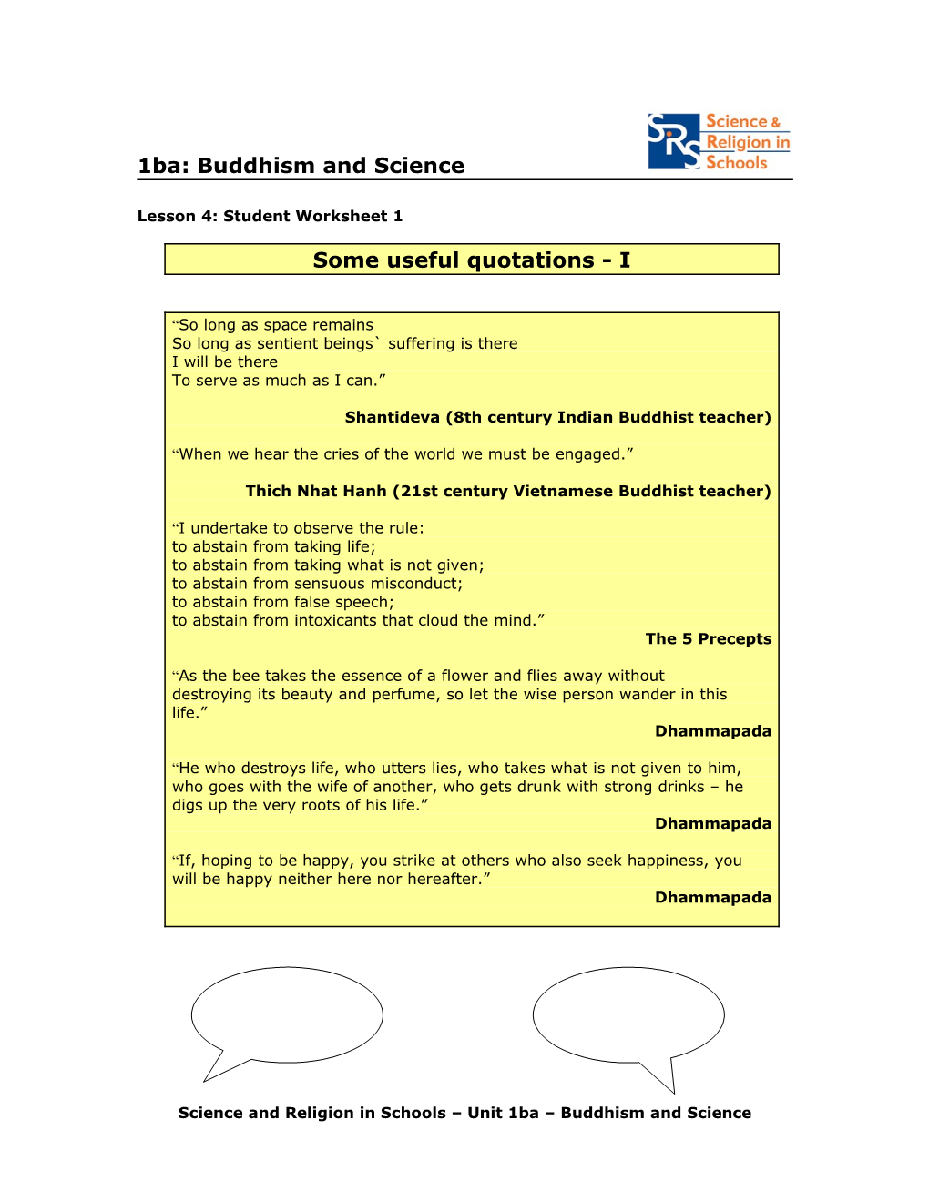 1B How Does Religion Make Sense of the World