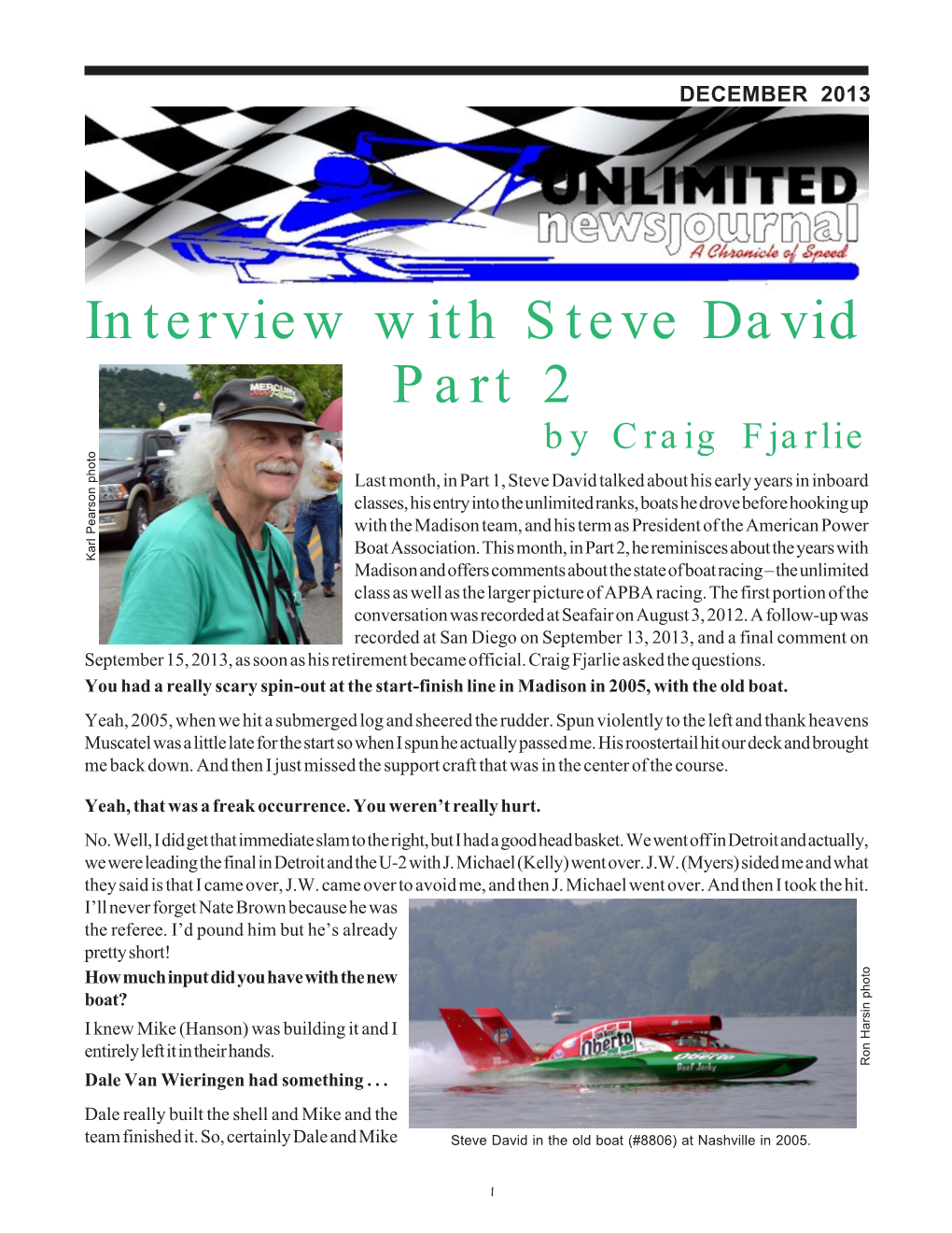 Interview with Steve David