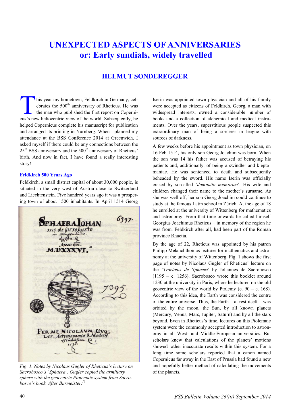 Bulletin 26Iii Sonderegger