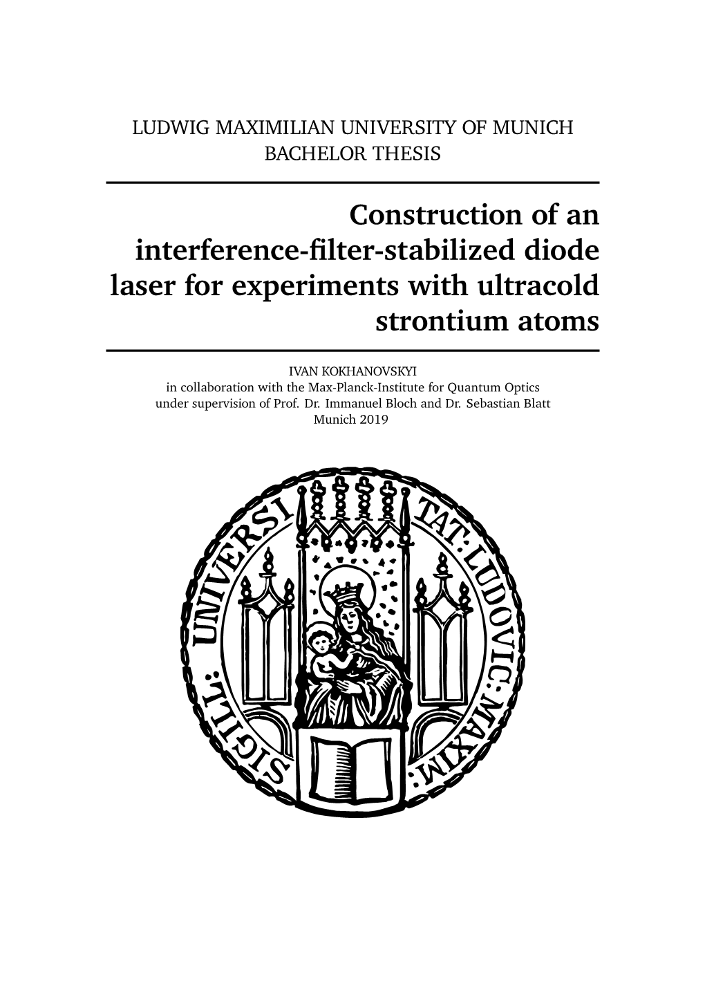 Construction of an Interference-Filter-Stabilized Diode