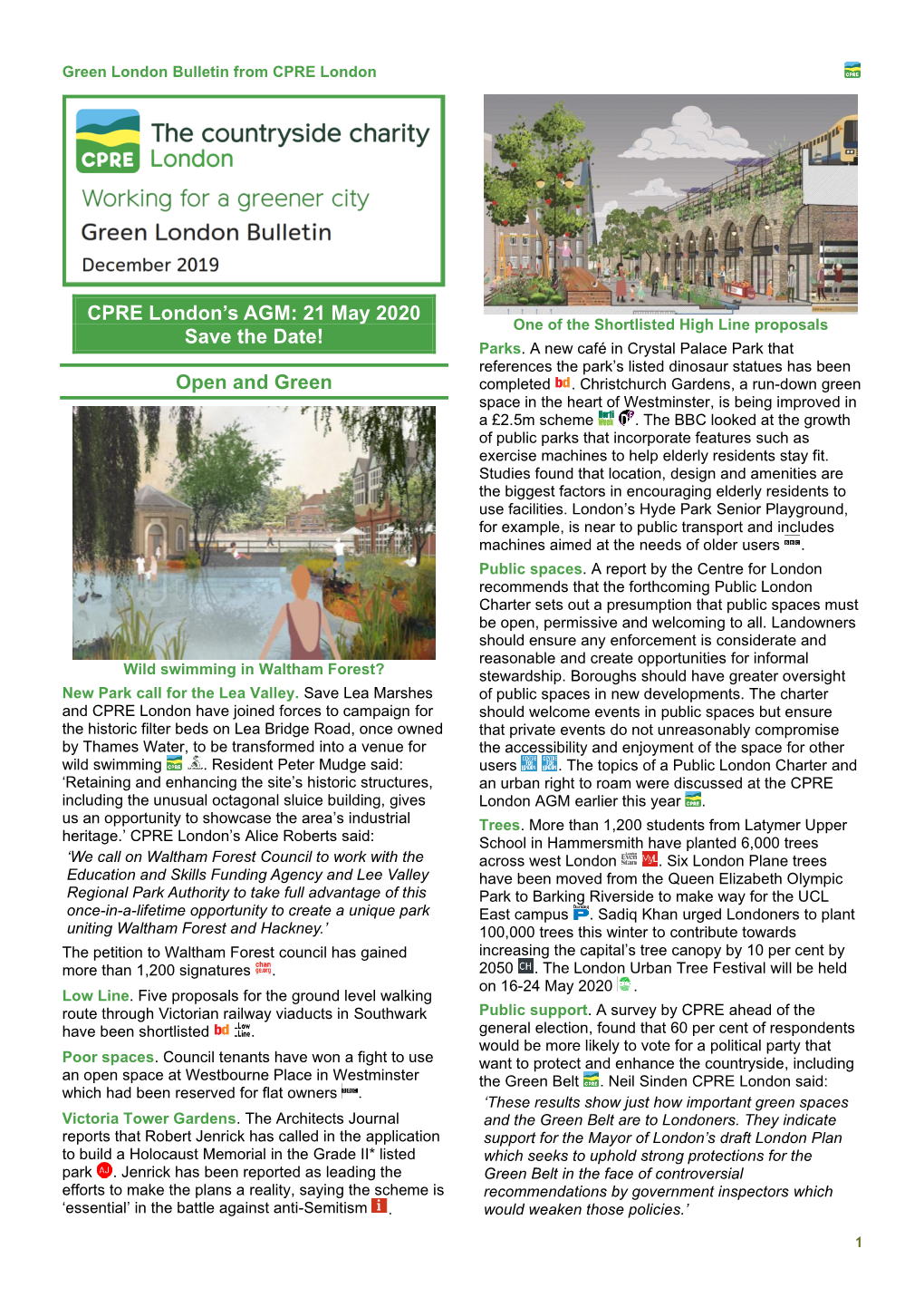 CPRE London Ebulletin Temporary Hammersmith Bridge