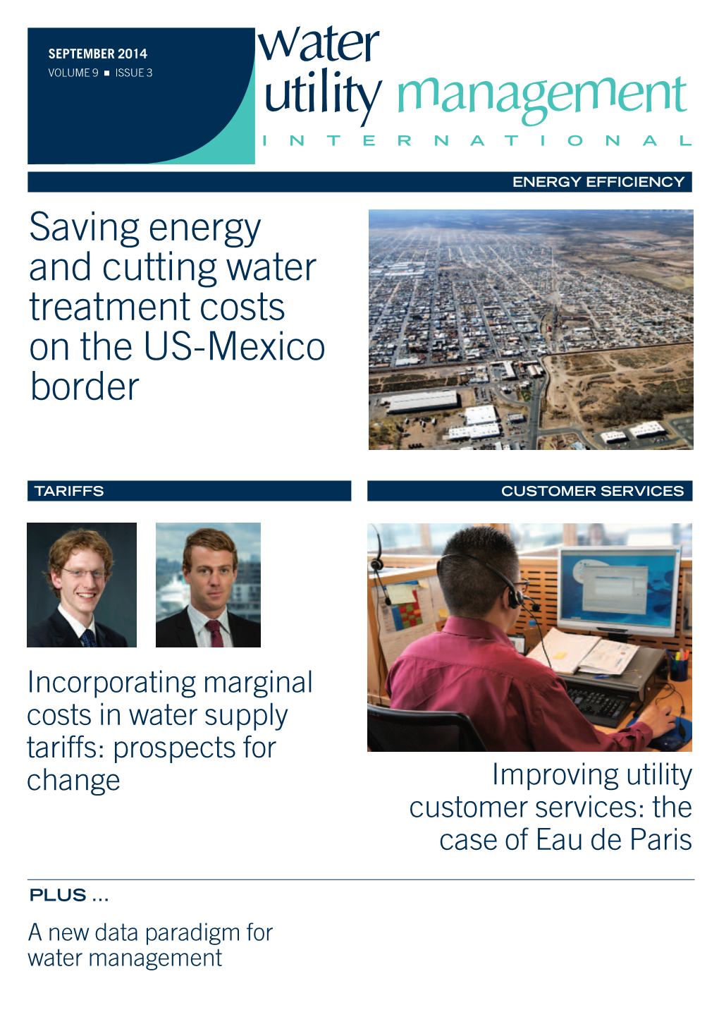 Water Utility Management International • September 2014 News Contents