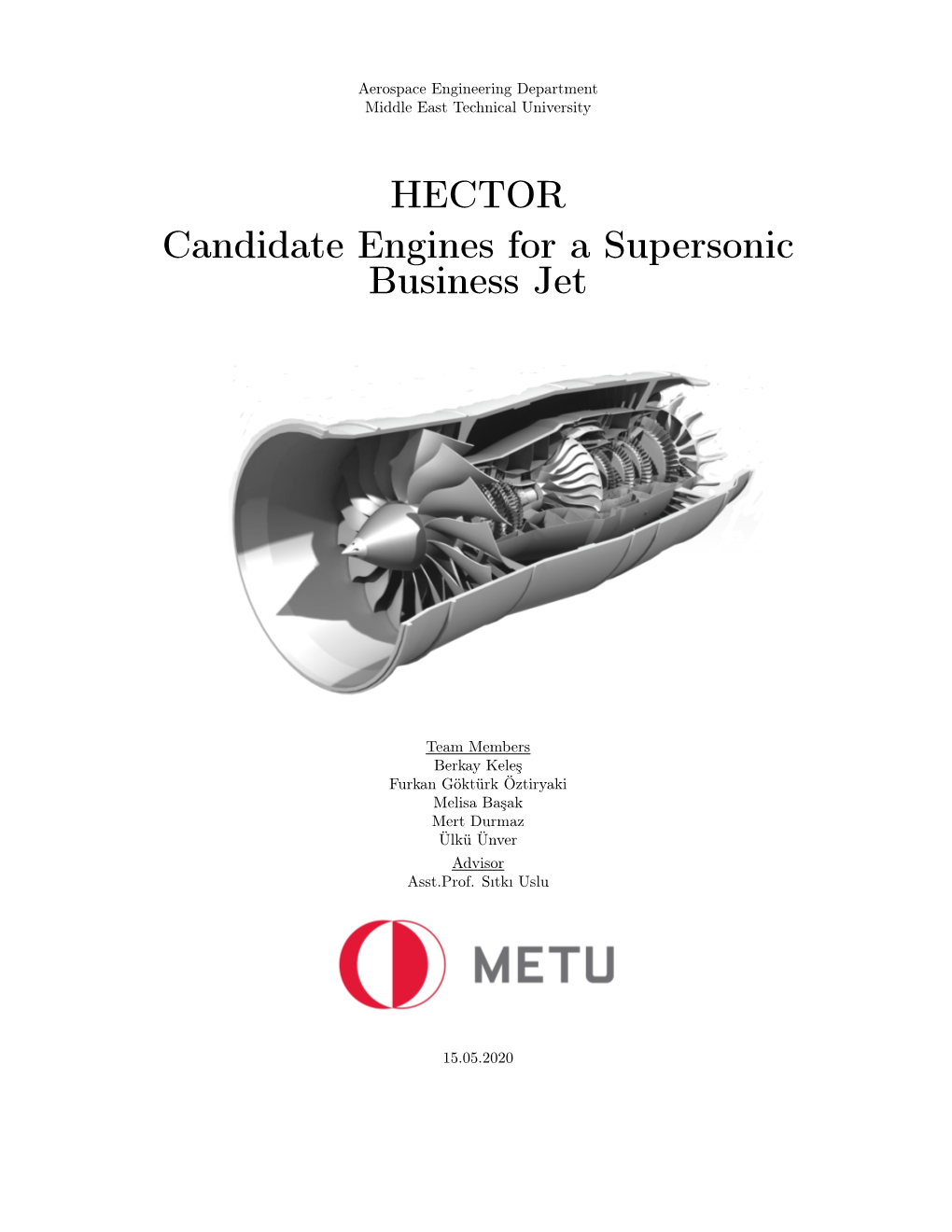 HECTOR Candidate Engines for a Supersonic Business Jet