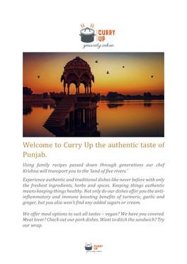 Curry up the Authentic Taste of Punjab