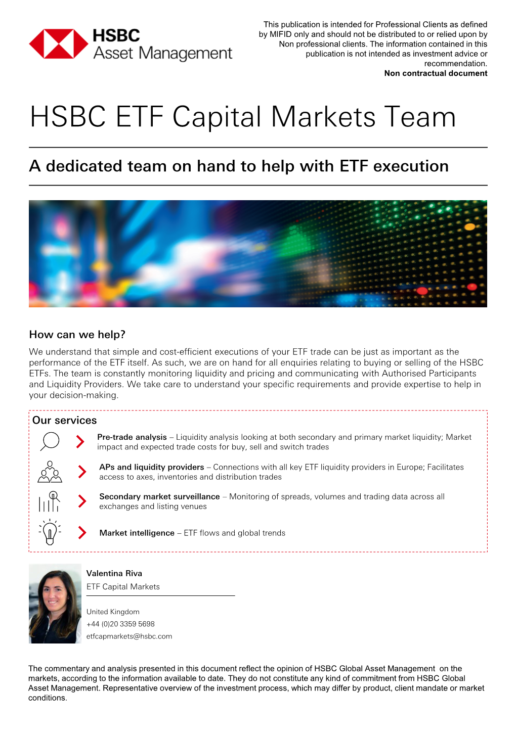 ETF Capital Markets Team