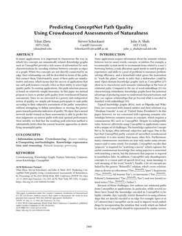 Predicting Conceptnet Path Quality Using Crowdsourced Assessments of Naturalness
