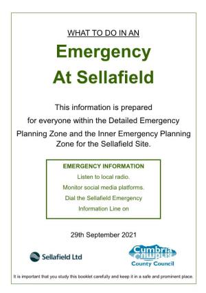 Sellafield What to Do in a Radiation Emergency Booklet