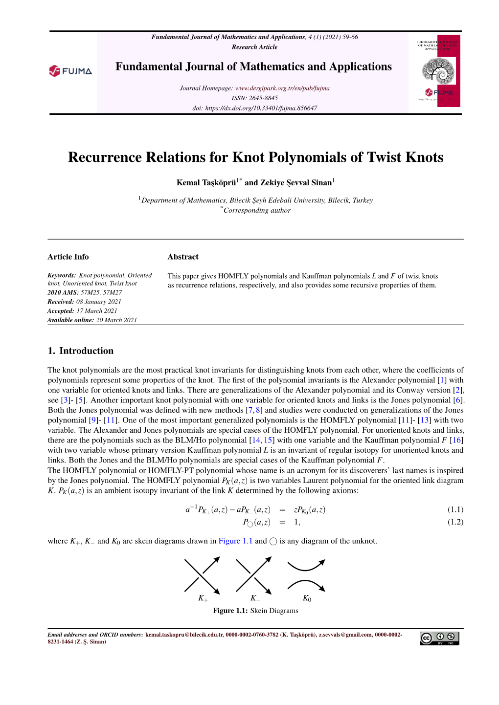 Recurrence Relations for Knot Polynomials of Twist Knots