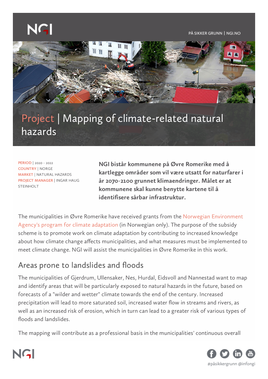 Mapping of Climate-Related Natural Hazards