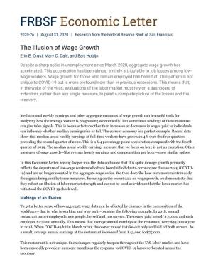 The Illusion of Wage Growth Erin E