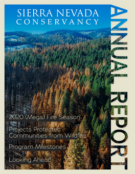 Sierra Nevada Conservancy 2020 Annual Report