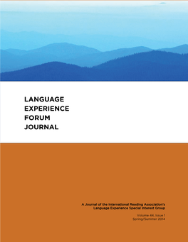 Language Experience Forum Journal