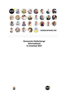 Gemeente Halderberge Informatieset 1E Kwartaal 2021