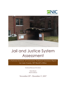 Jail and Justice System Assessment