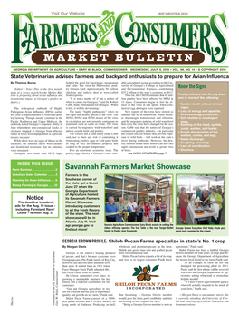 Savannah Farmers Market Showcase Livestock Sales Calendar