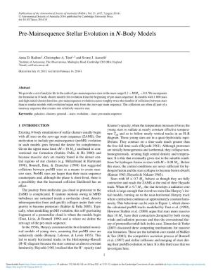 Pre-Mainsequence Stellar Evolution in N-Body Models