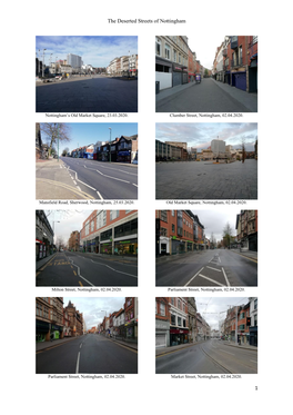 The Deserted Streets of Nottingham 1