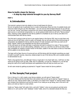 Step by Step Tutorial: How to Build a Bean for Servoy