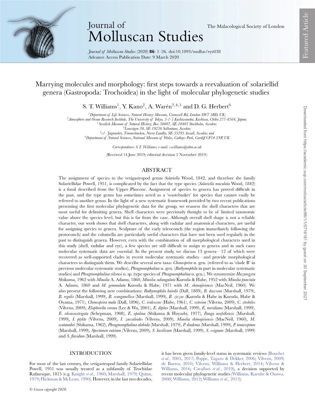 Marrying Molecules and Morphology: First Steps Towards a Reevaluation Of