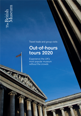 9532 Out-Of-Hours Tours 2019.Indd