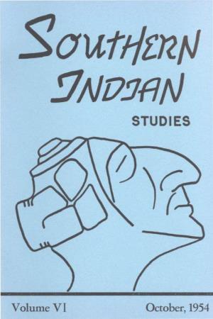 Southern Indian Studies, Vol. 6