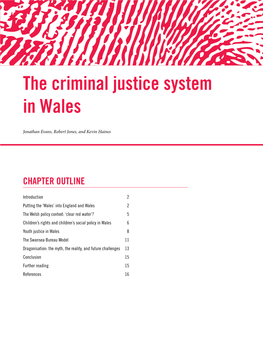 The Criminal Justice System in Wales