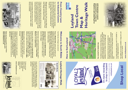 Shop Local Leyland Town Centre Map & Heritage W