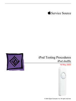 Ipod Shuffle Testing Procedures - 1