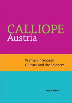 Calliope Austria – Women in Society, Culture and the Sciences