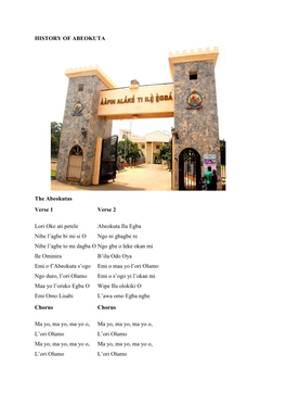 History of Abeokuta