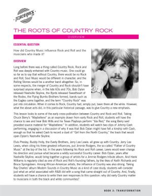 The Roots of Country Rock