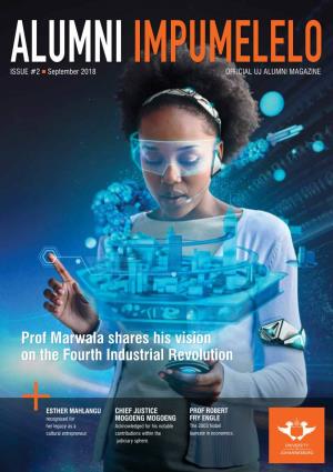 Prof Marwala Shares His Vision on the Fourth Industrial Revolution