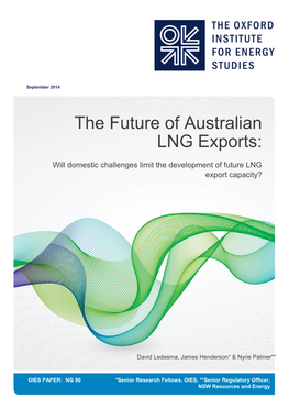 The Future of Australian LNG Exports