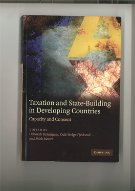 Mass Taxation and State-Society Relations in East Africa