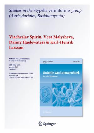 Studies in the Stypella Vermiformis Group (Auriculariales, Basidiomycota)